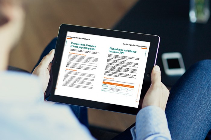 Guide interactif pratique CFDT des salariés Renault 2014-2015 sur un IPAD