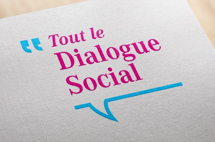 Création de l'identité de Tout le dialogue social