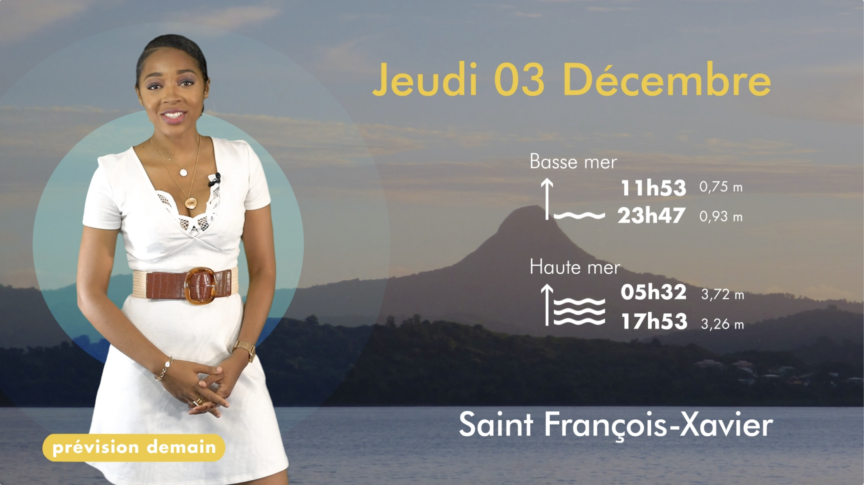 Météo Mayotte la 1ère - Marée
